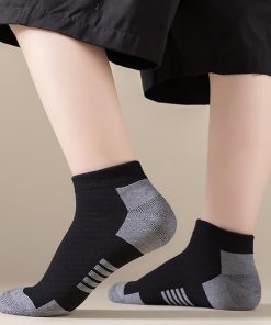 Alternative view of 16-30 Pairs Boys Low Cut Ankle Socks Kids Crew Athletic Breathable Cushion Sole Socks for Running Hiking